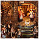 Village setting for Neapolitan Nativity scene 120x100x100 cm, module A, 26 shepherds, 2 movements - 14 cm s2