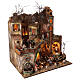 Village setting for Neapolitan Nativity scene 120x100x100 cm, module A, 26 shepherds, 2 movements - 14 cm s5