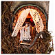 Neapolitan Nativity borough set B with waterfall 120x100x100 cm s9