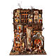 Village setting for Neapolitan Nativity scene 120x100x100 cm, module C, 34 shepherds, 9 movements - 14 cm s1