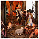 Village setting for Neapolitan Nativity scene 120x100x100 cm, module C, 34 shepherds, 9 movements - 14 cm s8