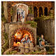Neapolitan Nativity borough set C with fountain 120x100x100 cm s2