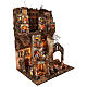 Neapolitan Nativity borough set C with fountain 120x100x100 cm s10