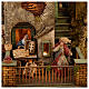 Aldeia Completa em Miniatura para Presépio de Nápoles, 4 Partes, 125 Pastores, 20 Movimentos, 120 x 400 x 100 cm s8