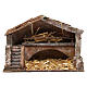 Hut with stairs for 10 cm nativity scene s1