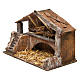 Hut with stairs for 10 cm nativity scene s2