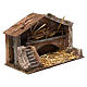 Hut with stairs for 10 cm nativity scene s3