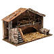 Hut with stairs for 12 cm nativity scene s3