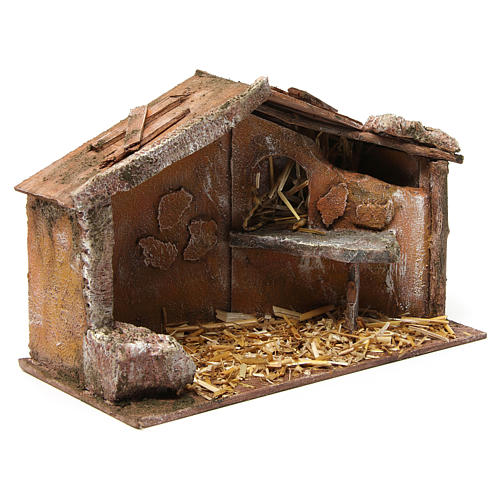 Hut for 10 cm nativity scene 3