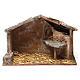 Shed for nativity 12cm 35x18x24 cm s1