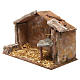 Shed for nativity 12cm 35x18x24 cm s2