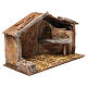 Shed for nativity 12cm 35x18x24 cm s3