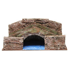 High Stream Bridge for 12cm nativity 20x35x20cm