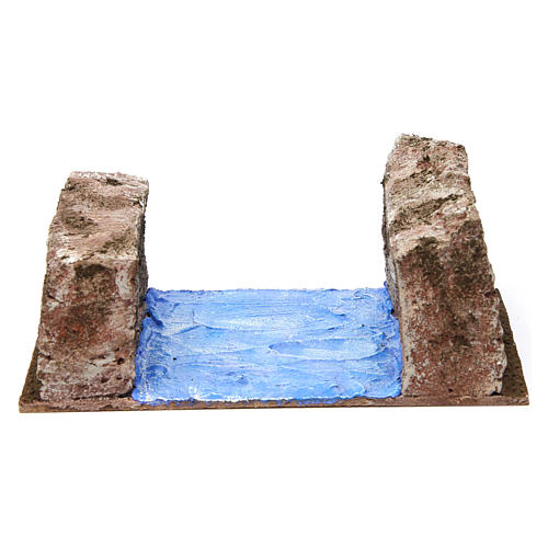 Stream with high banks for 12 cm nativity scene 1