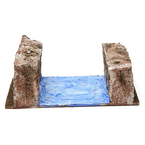 Stream with high banks for 12 cm nativity scene 5