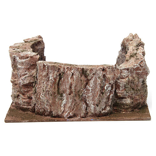 Ribeira semicírculo para presépio 12 cm 10x25x20 cm 5