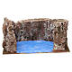 Ribeira semicírculo para presépio 12 cm 10x25x20 cm s1
