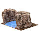Ribeira semicírculo para presépio 12 cm 10x25x20 cm s3