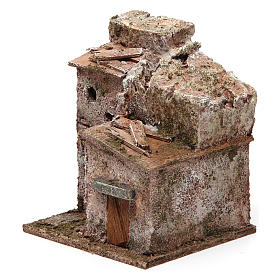 Settings, houses, workshops, wells: Two door house 10x10x10 cm
