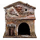 Casa porta e porticato 10x10x10 cm presepe 3 cm s1