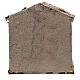 Casa porta e porticato 10x10x10 cm presepe 3 cm s4