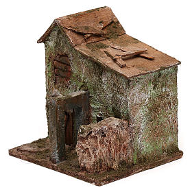 House with door for nativity scene