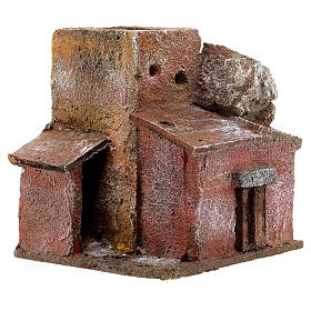 Casa porta due piani 10x10x10 presepe 3 cm