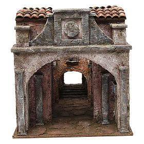 Casas, ambientaciones y tiendas: Aldea Callejón Largo para belén 10 cm de altura media 30x30x40 cm