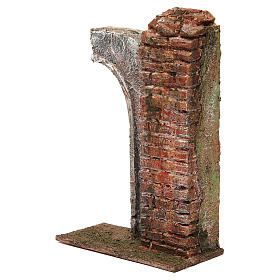 Semi-arch with pillar for 12 cm nativity scene