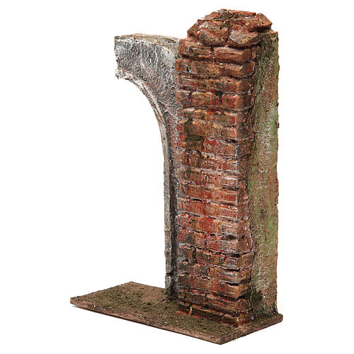 Demi-arc avec colonne pour crèche 12 cm 20x15x5 cm 2