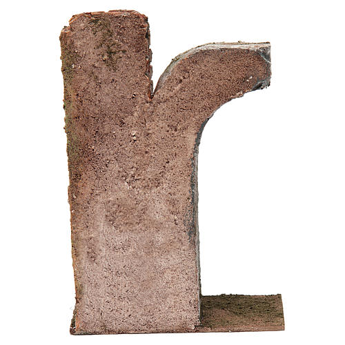 Semiarco con colonna per presepe da 12 cm 20x15x5 cm 4