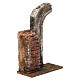 Semi-arch with brick wall for 10 cm nativity scene s3