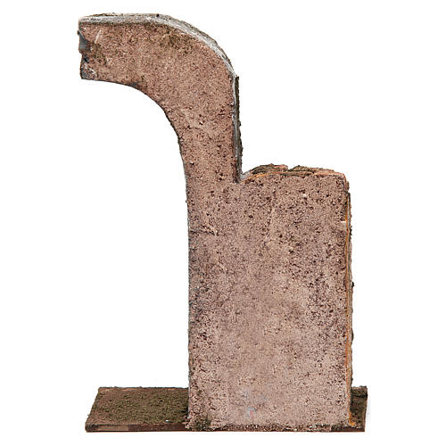 Demi-arc avec demi-colonne pour crèche 12 cm 20x15x5 cm 4