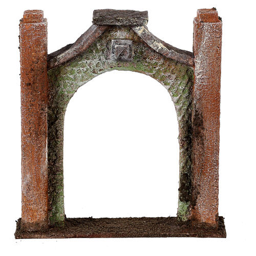 Pointed archway for 10 cm nativity scene 1