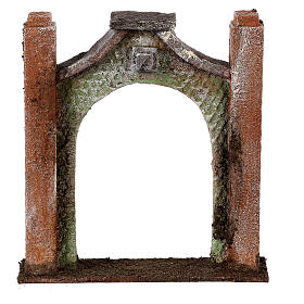 Arc décoré pour crèche 10 cm 15x5x15 cm