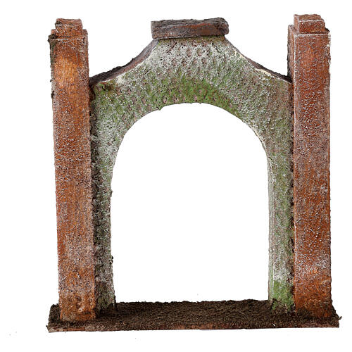 Arc décoré pour crèche 10 cm 15x5x15 cm 4