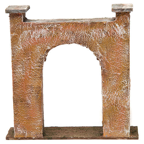 Arco porta città per presepe 12 cm 20x5x20 cm 4