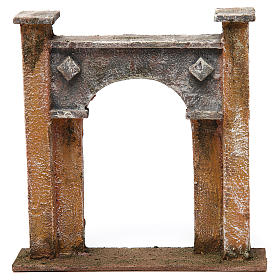 City gate arch for nativity 12 cm 20x5x20 cm