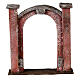Arco puerta para belén 10 cm de altura media 15x5x15 cm s1