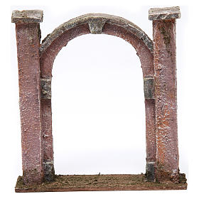 Maisons, milieux, ateliers, puits: Arc porte pour crèche 10 cm 15x5x15 cm