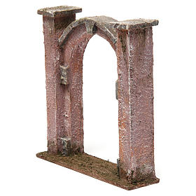 Maisons, milieux, ateliers, puits: Arc porte pour crèche 10 cm 15x5x15 cm