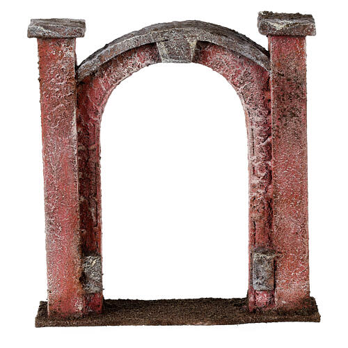 Arco com porta 15x5x15 cm para presépio de 10 cm 1