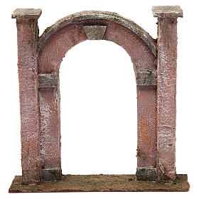 Maisons, milieux, ateliers, puits: Arc porte pour crèche 12 cm 20x5x20 cm