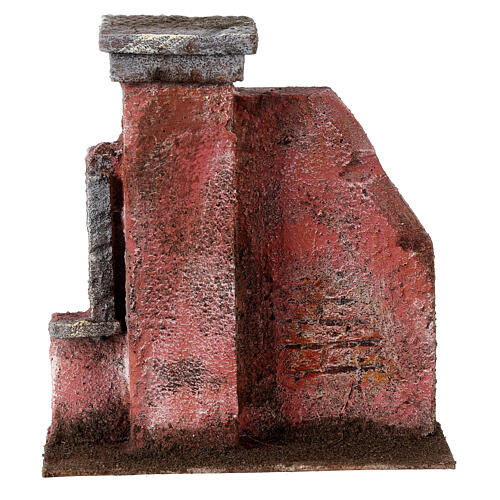 Colonna muro per presepe 10 cm 20x15x5 cm 1