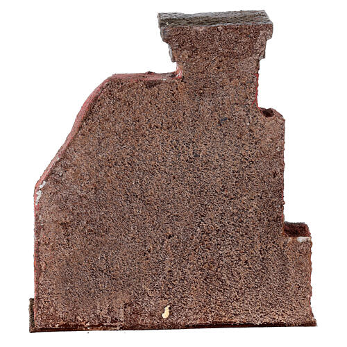 Colonna muro per presepe 10 cm 20x15x5 cm 4