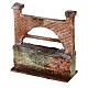 Small wall with arch for 10 cm nativity scene 10x5x10 cm s3
