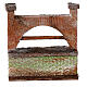 Small wall with arch for 10 cm nativity scene 10x5x10 cm s4