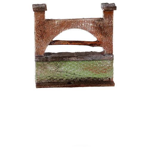 Small wall with arch for 12 cm nativity scene 1