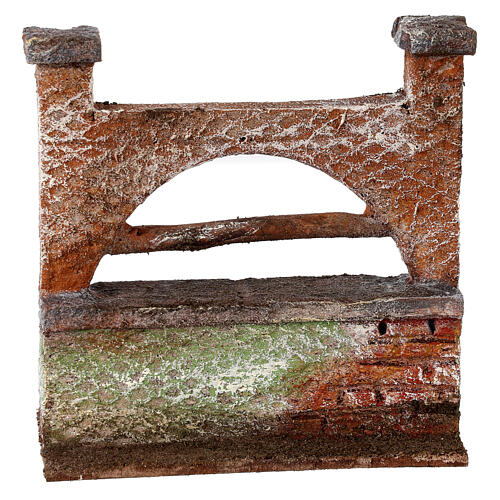 Small wall with arch for 12 cm nativity scene 4