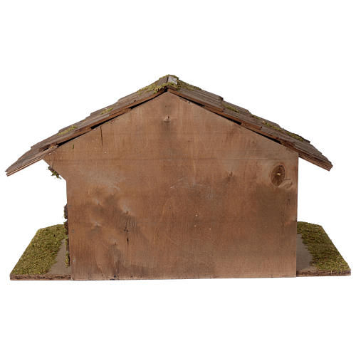 Wooden Stable Nordic inspired 30x55x30cm for statues of 10-12 cm 4